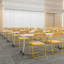 Plastic Folding Chair With Imitation Rattan Design(Set Of 4)-1878652475