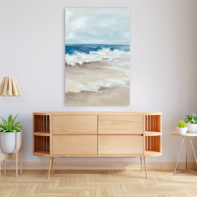 Océan et vagues, rivage, art des rêves, H 48 po x l 32 po