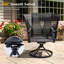 Black High Back Dining Chair Set-1097753434