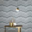 Zen Collection Cloudy Stripe Luster Finish Wallpaper Roll-224827754