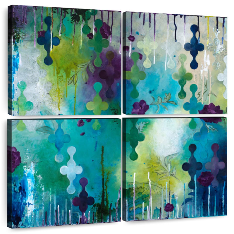 Seafoam Storm One, 74" H x 74" W