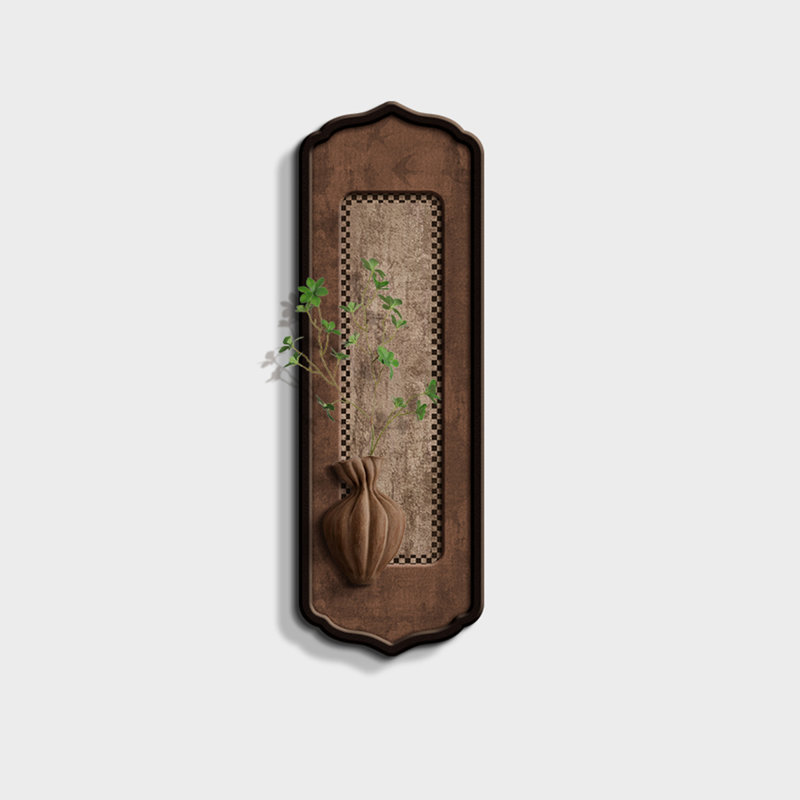 Café, forme libre grès, art mural, H 59,06 po x l 19,69 po