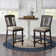 Jabree Upholstered Counter Stool with Solid Wood Frame
