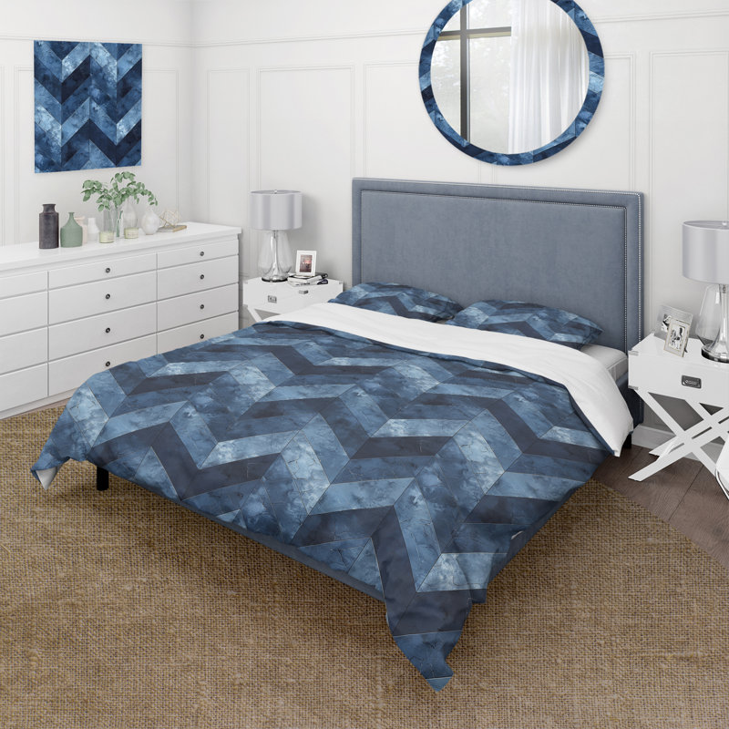 Ensemble de housse de couette Traditional, Housse de couette simple et deux taies décorative