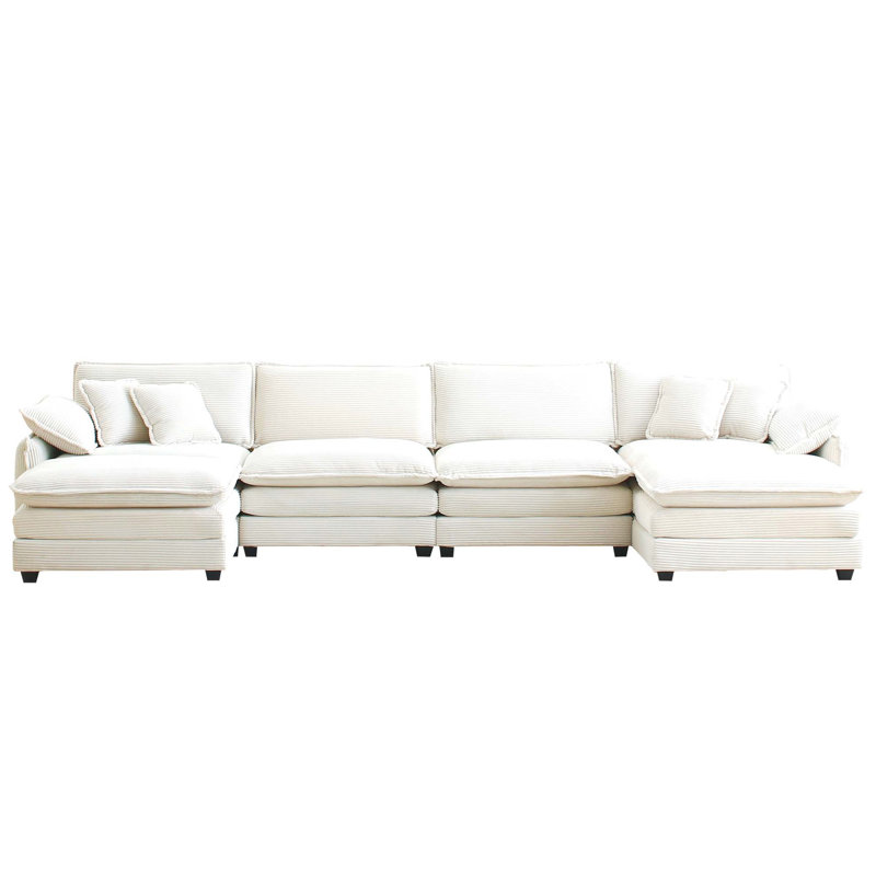 Moderne avec repose-pieds - Tissu pour la maison, gris