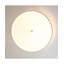 Abat-jour tambour en lin blanc Moderne