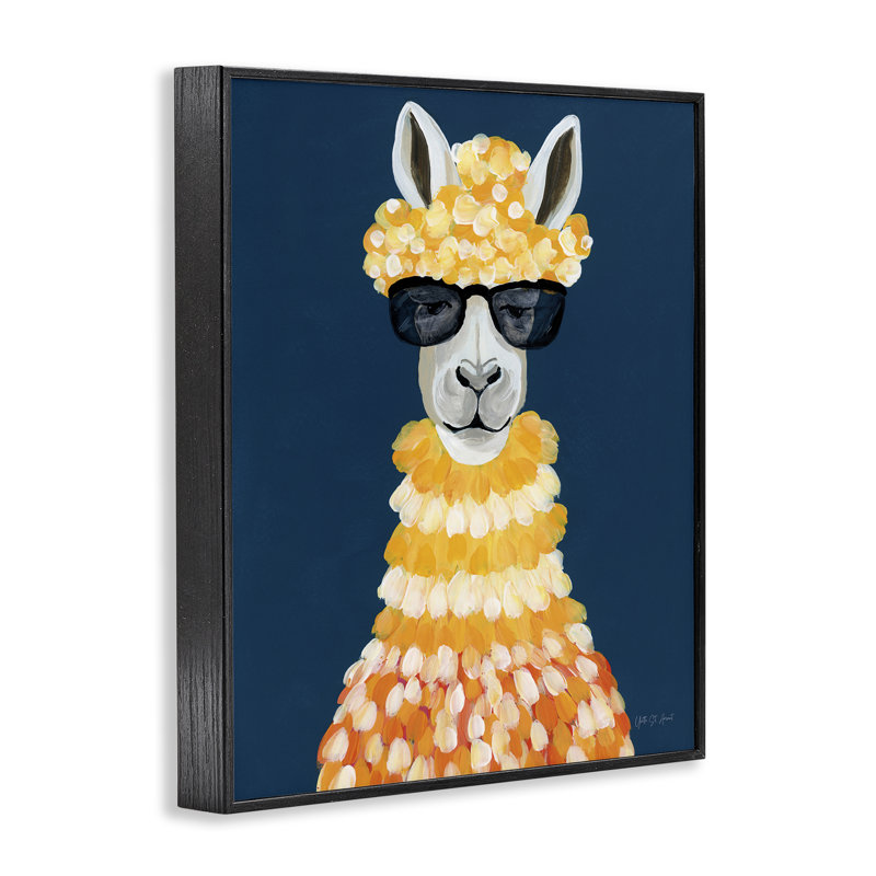  Art giclée à la mode Fashionista par yvette St. Amant, H 14 po x l 11 po, Giclée encadrée noir minuit