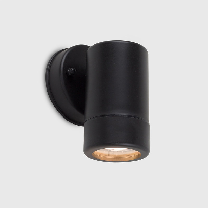 Logenita Matt Black Outdoor Armed Sconce