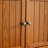 72.4" Tall 8 Doors Cabinet - Maximize Your Storage Capacity Oak Finish Unit With 4 Shelves Keep Home Organized