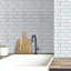 Glossy 3D Sticker Tile Peel & Stick Subway Tile - 15cm x 30cm-55815401