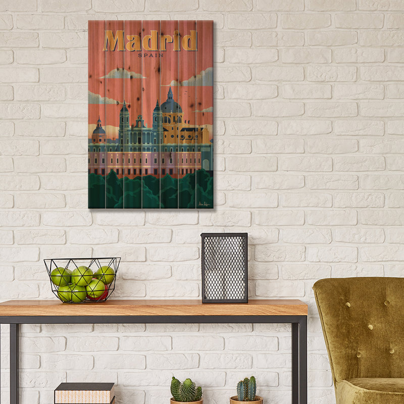 " Madrid " by IdeaStorm Studios, 26'' H x 18'' W x 1.5'' D
