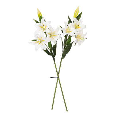 36" Artificial Real Touch Lily Spray