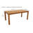 BAHAMA 70" RECTANGULAR DINING TABLE