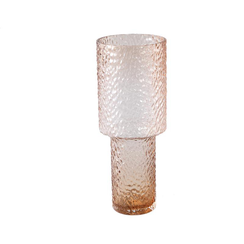 Saco Glass Table Vase, Brown, 30cm H x 21cm W x 21cm D