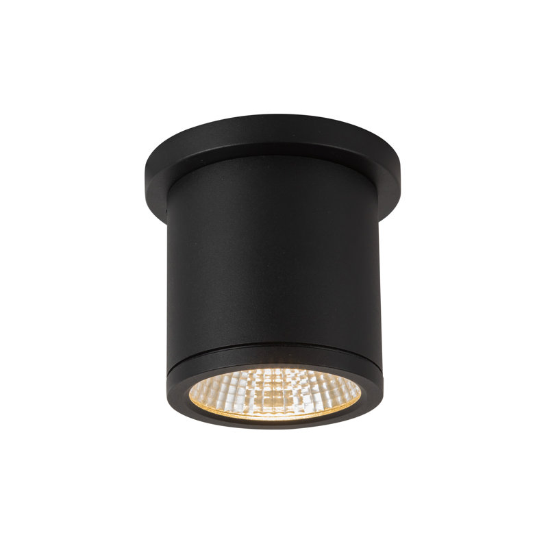 Nordic 1 - Light LED Flush Mount, 10 W, 4" H x 4.38" W x 4.38" D, Black