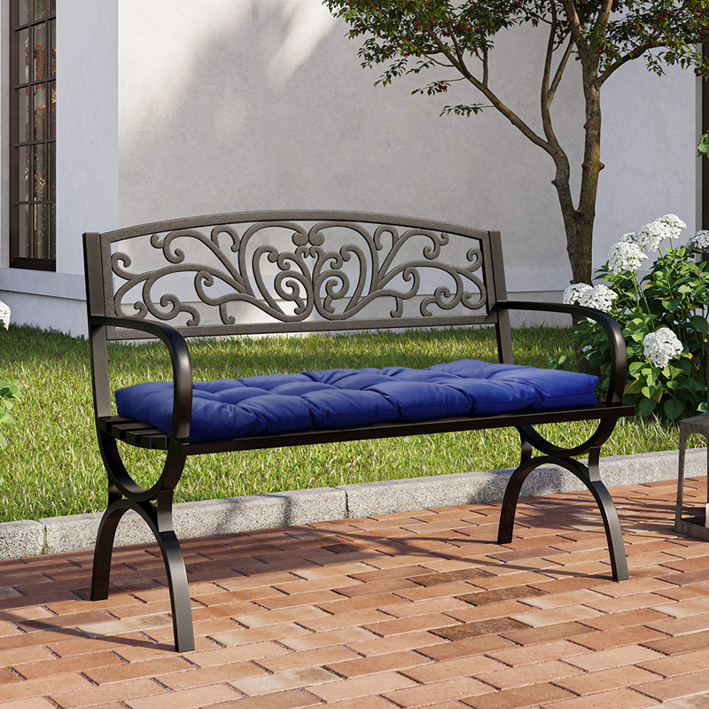Outdoor Seat Cushion, Navy Blue