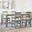Truitts 4 - Person Pine Solid Wood Patio Dining Set Table,-810654118-810654119