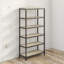River 178cm H x 90cm W Solid Wood Etagere Bookcase