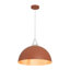 1-Light Simple Design Colorful Dome Pendant Light with Adjustable Height-127149933