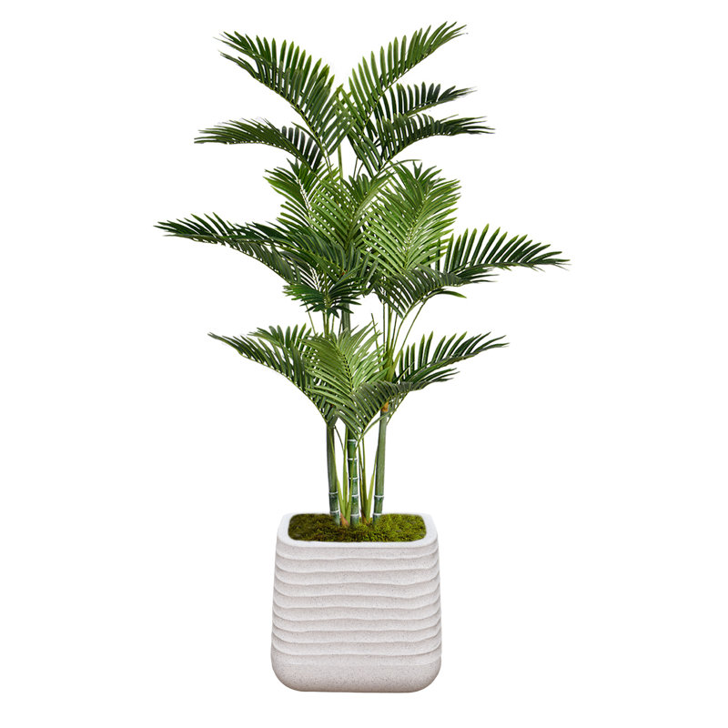 Grand palmier artificiel 67 po Vintage Home, Blanc