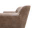 Fauteuil pivotant d'appoint Esis, coussins moelleux, similicuir-103215112