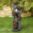 Daemien Weather Resistant Cascade Fountain with Light