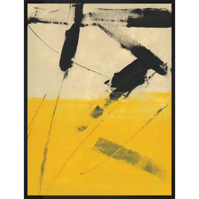 «High Shape I» par David Erickson - peinture sur toile à cadre flottant