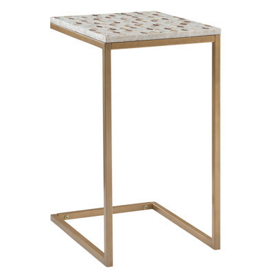 Tellez 26'' Tall Capiz C Table End Table