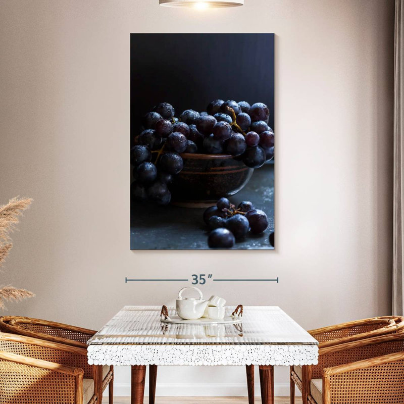 Classic Grape Bowl, 51" H x 34" W