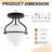 1 - Light Globe Semi Flush Mount-866629926