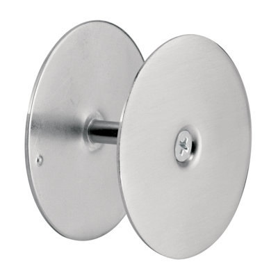 Hole Cover Plate, 2-5/8 in., Steel, Gray (Single Pack)