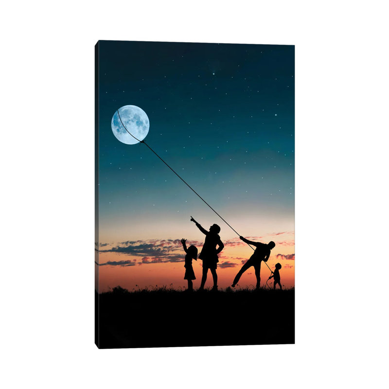 Family by Abdullah Evindar - Wrapped Canvas Print, 20.32 cm H x 30.48 cm W