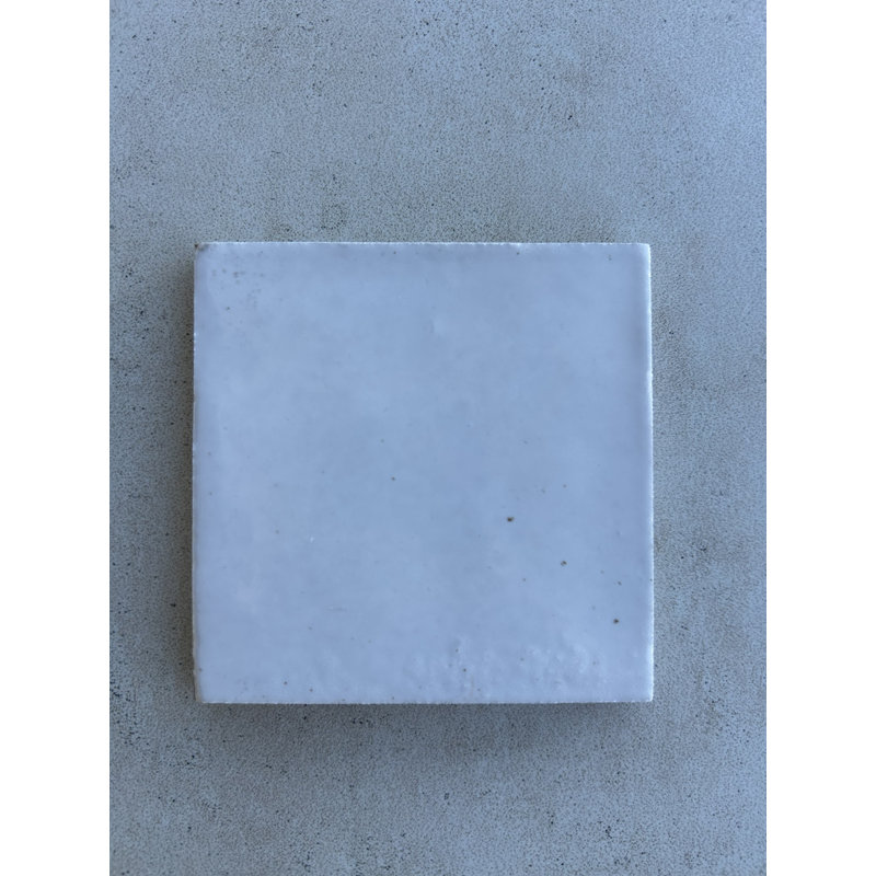 Carreaux Gleeze Bianco 4 x 4, Crème / Blanc