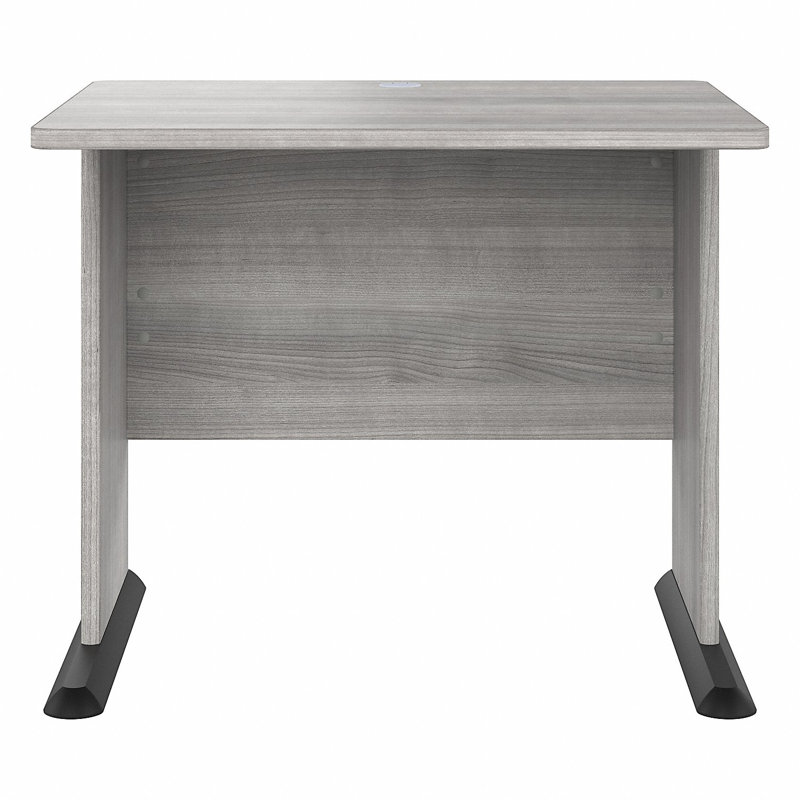 Studio A Writing Desk, Platinum Gray, 30" H x 35" W x 27" D