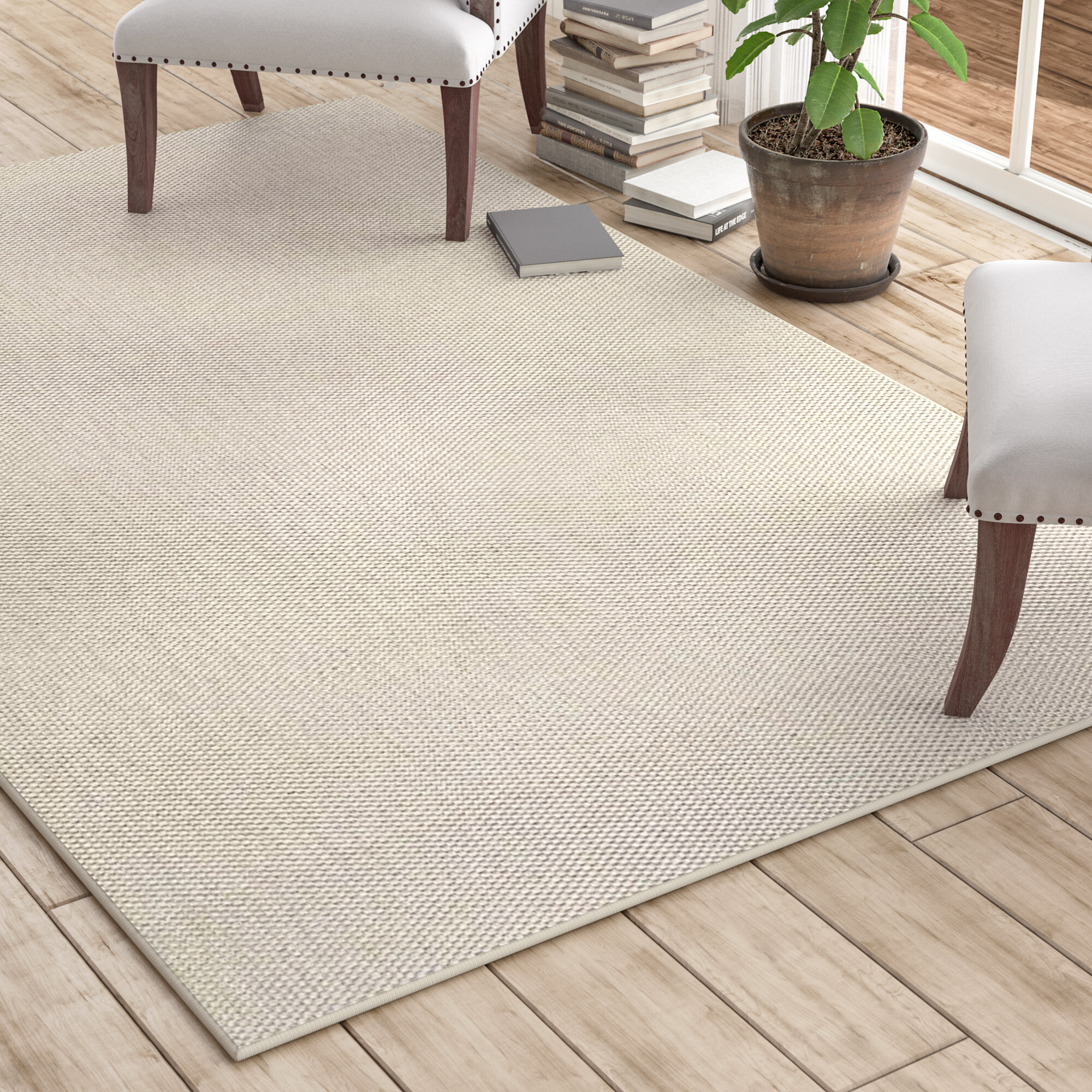 Gracie Oaks Handmade Cotton Rug