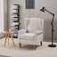 Fauteuil d'appoint rembourré à oreilles avec table d'appoint-2048159168