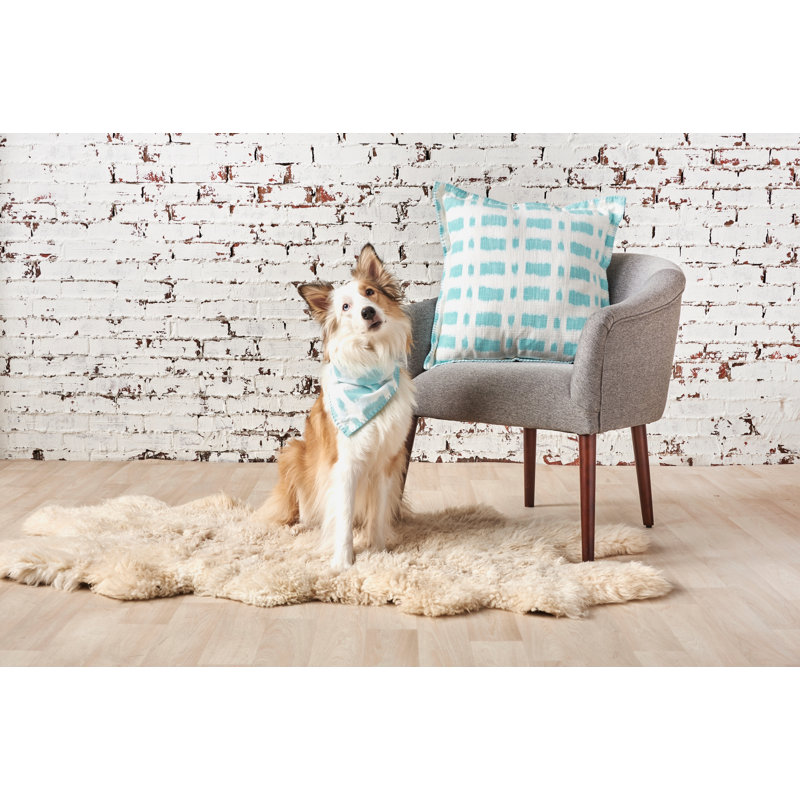 Dash Geometric Throw Pillow, Surf