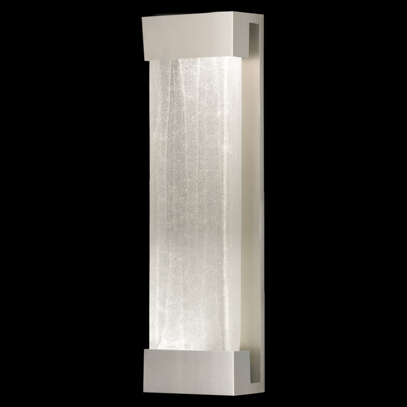 Crystal Bakehouse Wall Light, Clear, Silver, 24" H x 7" W