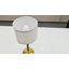 Lampe de table 21 pouces en bois massif de noyer (1 unité), base en métal, abat-jour en lin, 3 températures de couleur, prise secteur intégrée, ports de chargement USB-A et USB-C-2095300228