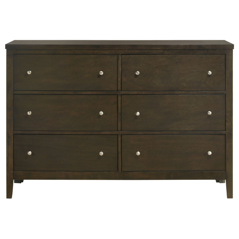 Commode 6 tiroirs Wedgewood, Espresso