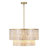 22" 4-Light Tiered Capiz Shell Drum Chandelier-6326707-6326706