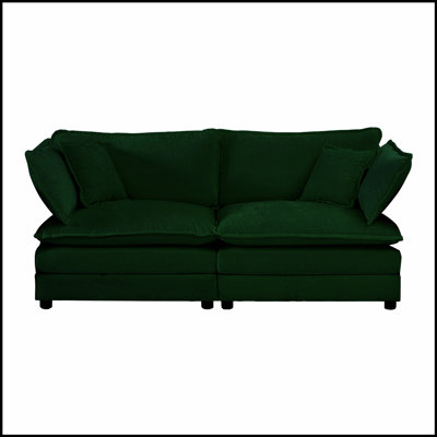 Comfortable Sectional Sofa with Ottoman Sets, Enhancing Home Ambiance