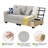 Giancarlo Compression Upholstered L-Shaped Sectional Symmetrical-1516224091
