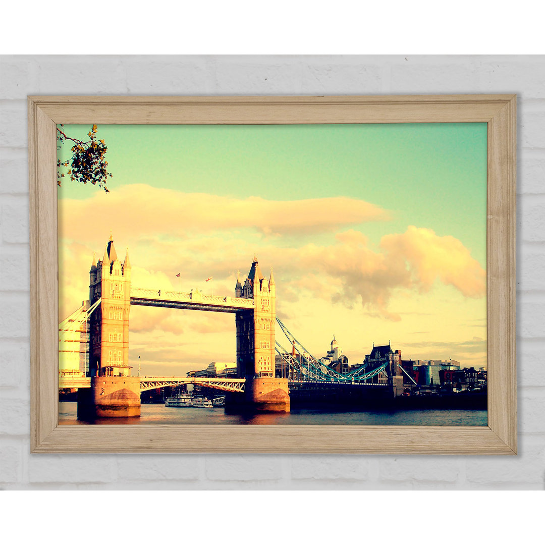 London Tower Bridge Retro - Druck