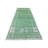 5'1"x12'3" Green Moroccan Weave Line Design Wool Hand Knotted Runner Rug 2C87AE94512948639E3B8F62EF58EB93