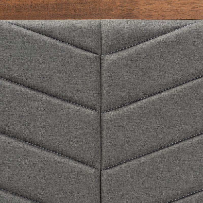 Joran Upholstered Headboard, Twin, Dark Gray
