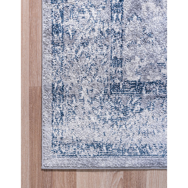 Tapis contemporain Endel couleur pierre, Rond 5 pi