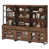3 Pieces: Desk, 2 Bookcases selected