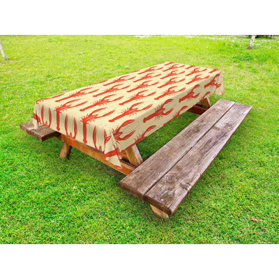 Rectangle No Pattern Polyester Tablecloth