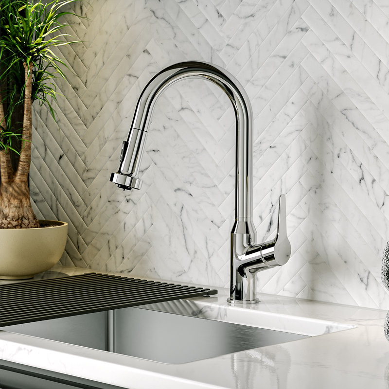Robinet de cuisine Karran Scottsdale, Chrome